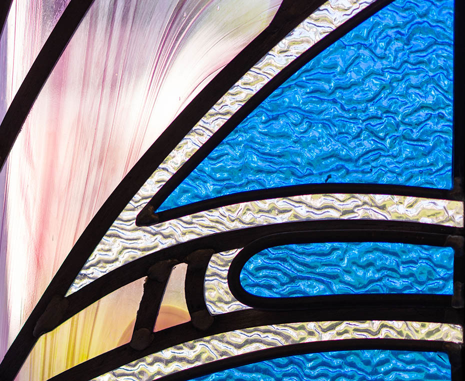stained glass close-up